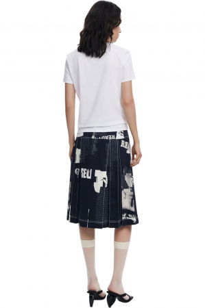 Tricou Desigual Letter Core - 25WWTK04-1000 [1]