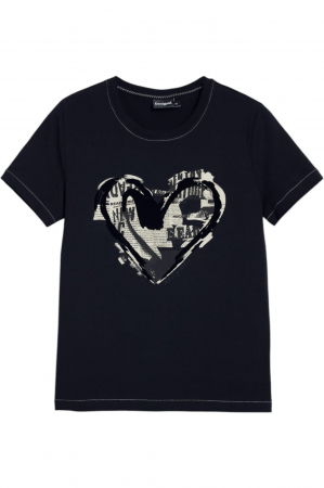 Tricou Desigual Letter Core - 25WWTK04-2000 [3]