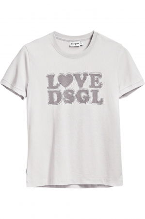 Tricou Desigual Love DSGL - 25SWTK10-2001 [4]