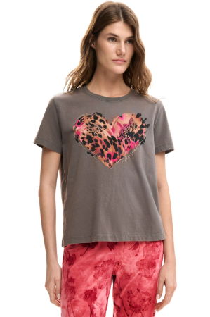 FEMEI - Tricou Desigual Tiger Heart - 26SWTK53-2001
