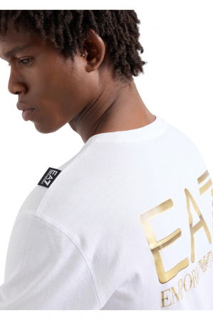 Tricou Emporio Armani EA7 Logo Series Back Oversize Logo - PJFFZ-6DPT06-1100 [2]