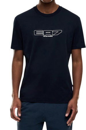 BĂRBAŢI - Tricou Emporio Armani EA7 Train Logo Series M SS - AF10441-7M002212-UC001