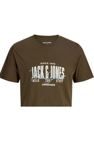 Tricou JACK &JONES Aero Crew Neck - 12298488-Cocoa [1]