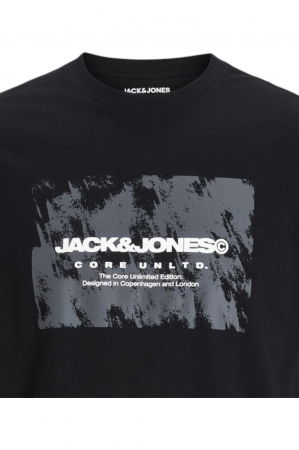 Tricou JACK &JONES Aero Front - 12264029-Black [1]