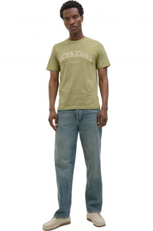 Tricou JACK &JONES Almeria Bold Branding - 12276962-Cedar [3]