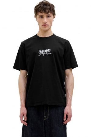 REDUCERI - Tricou JACK &JONES Almeria Branding - 12276784-Black