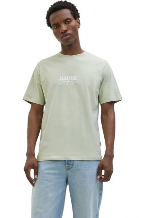 REDUCERI - Tricou JACK &JONES Almeria Branding - 12276784-Celadon Tint
