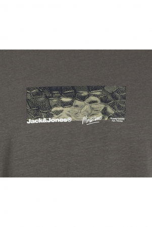 Tricou JACK &JONES Alpha Print - 12268180-Pavement [3]