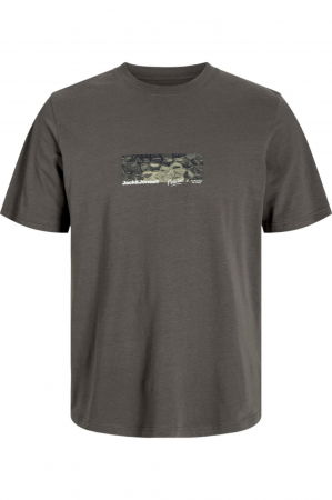 REDUCERI - Tricou JACK &JONES Alpha Print - 12268180-Pavement