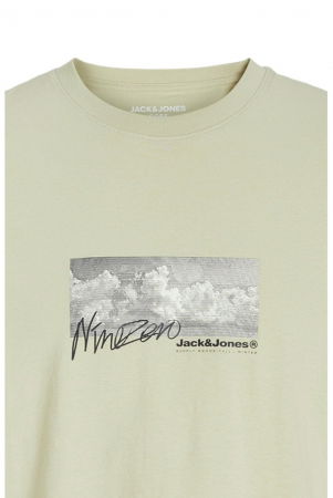 Tricou JACK &JONES Alpha Print - 12268180-Tidal [1]