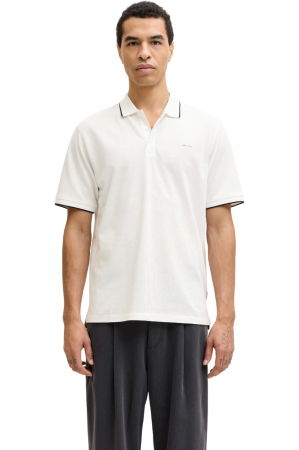 BĂRBAŢI - Tricou JACK &JONES Alves Polo - 12274681-Cloud Dancer