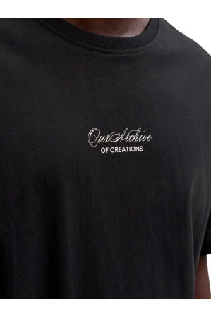 Tricou JACK &JONES Art Print SS - 12288095-Black [2]