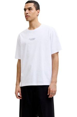 BĂRBAŢI - Tricou JACK &JONES Art Print SS - 12288095-Bright White