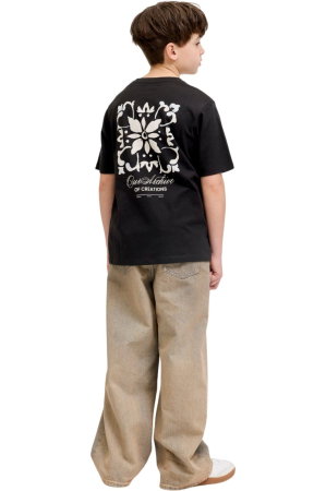 Tricou JACK &JONES Art Print SS JNR - 12289921-Black [1]