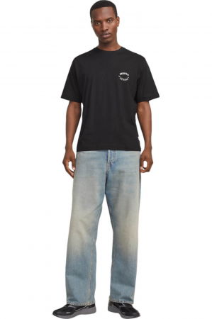 Tricou JACK &JONES Austin Font - 12277896-Black [3]