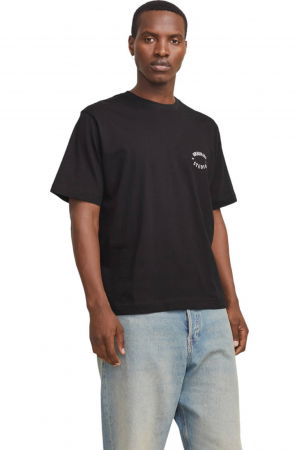 REDUCERI - Tricou JACK &JONES Austin Font - 12277896-Black