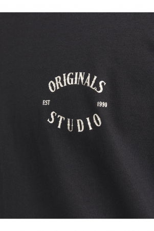 Tricou JACK &JONES Austin Font - 12277896-Black [2]