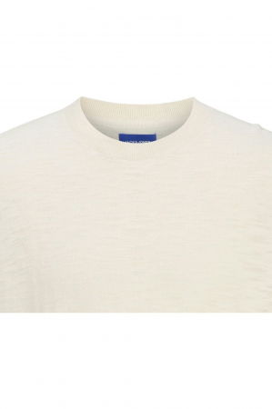 Tricou JACK &JONES Avira Knit - 12277097-Sea Salt [1]