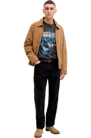 Tricou JACK &JONES Band - 12293434-Phantom [1]