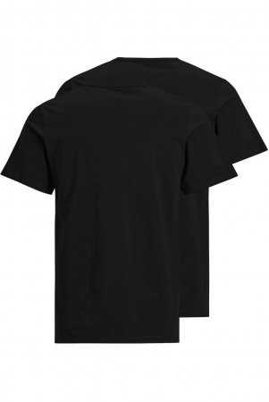 Tricou JACK &JONES Basic 2-Pack - 12133913-Black [1]