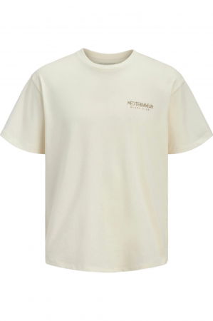 TRICOURI - Tricou JACK &JONES Beach Club SS25 - 12293620-Egret