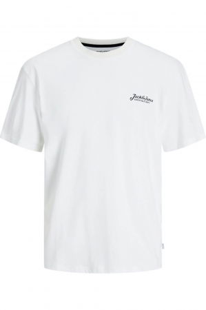 REDUCERI - Tricou JACK &JONES Beau Frontprint - 12275012-White