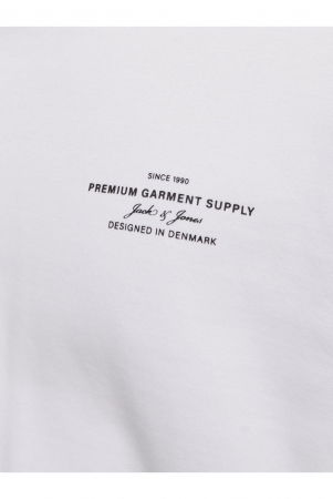 Tricou JACK &JONES Blachad Branding SN - 12259357-Bright White [2]