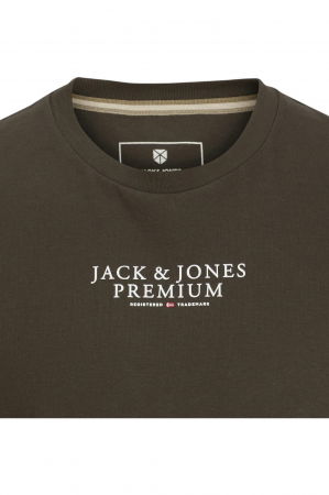 Tricou JACK &JONES Bluarchie Crew - 12217167-Black Olive [1]