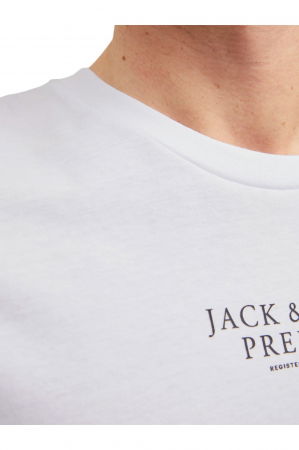 Tricou JACK &JONES Bluarchie Crew - 12217167-White [4]