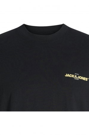 Tricou JACK &JONES Bradley Graphic O-Neck - 12268268-Black [2]