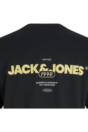 Tricou JACK &JONES Bradley Graphic O-Neck - 12268268-Black [3]