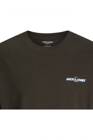 Tricou JACK &JONES Bradley Graphic O-Neck - 12268268-Delicioso [2]