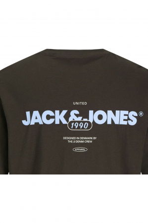 Tricou JACK &JONES Bradley Graphic O-Neck - 12268268-Delicioso [3]