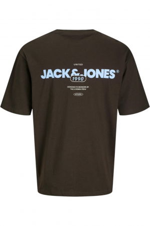 Tricou JACK &JONES Bradley Graphic O-Neck - 12268268-Delicioso [1]