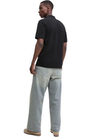 Tricou JACK &JONES Brandy Polo SS - 12287226-Black [1]