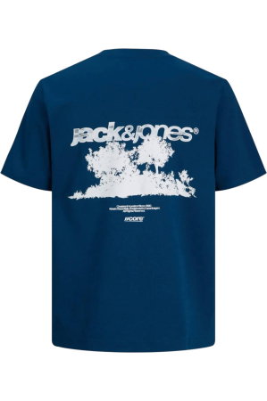 Tricou JACK &JONES Breeze Back Print - 12291019-Poseidon [1]