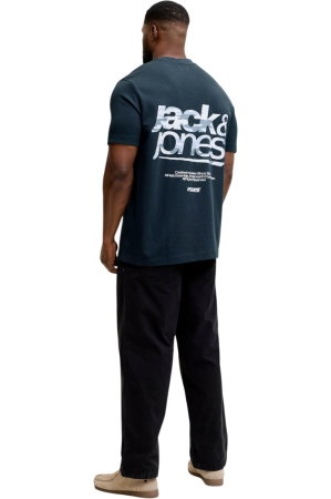 Tricou JACK &JONES Breeze Back Print 2Pk PLS - 12302472-Outer Space [5]