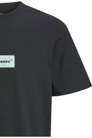 Tricou JACK &JONES Bronx Rectangle - 12262563-Black [2]