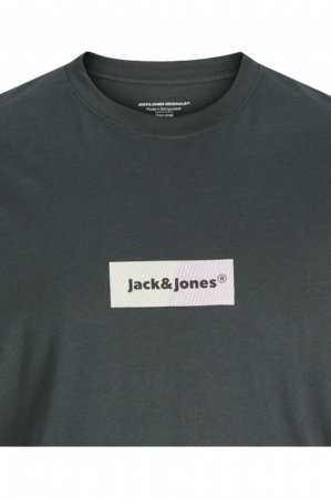 Tricou JACK &JONES Bronx Rectangle - 12262563-Forest [1]