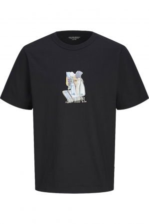 BĂRBAŢI - Tricou JACK &JONES Brooklyn Gfx - 12262506-Black