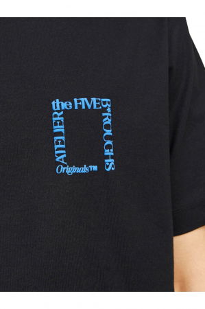 Tricou JACK &JONES Brooklyn Graphic Back - 12262503-Black [2]
