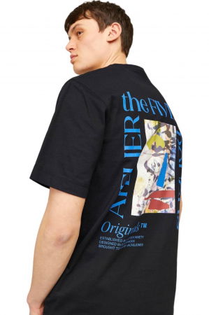 Tricou JACK &JONES Brooklyn Graphic Back - 12262503-Black [3]
