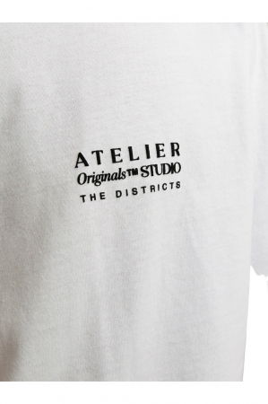 Tricou JACK &JONES Brooklyn Graphic Back - 12262503-Bright White [3]