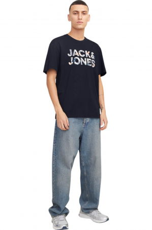 Tricou JACK &JONES Bryan Corp Logo - 12268127-Sky Captain [3]