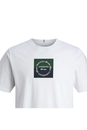 Tricou JACK &JONES Catskills Square Branding - 12290856-Bright White [1]