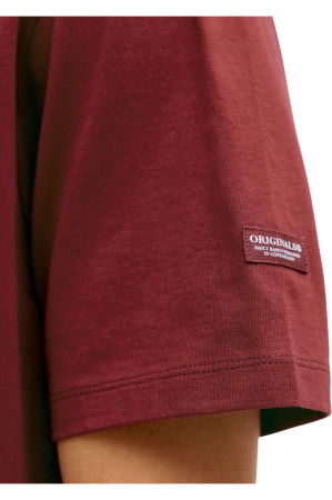 Tricou JACK &JONES Catskills Square Branding - 12290856-Cabernet [3]