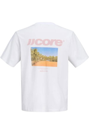 Tricou JACK &JONES Club Back Photo - 12295024-Bright White [1]