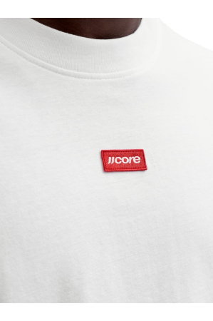 Tricou JACK &JONES Club Badge - 12295036-Bright White [2]