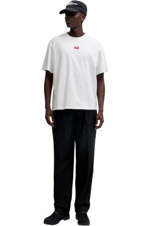 Tricou JACK &JONES Club Badge - 12295036-Bright White [4]