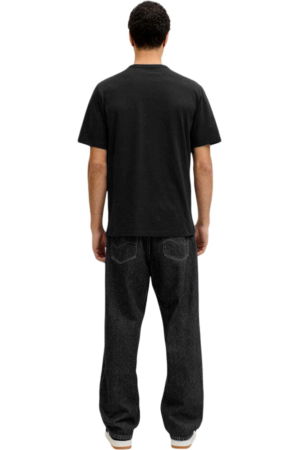 Tricou JACK &JONES College Logo Crew Neck - 12288105-Black [1]